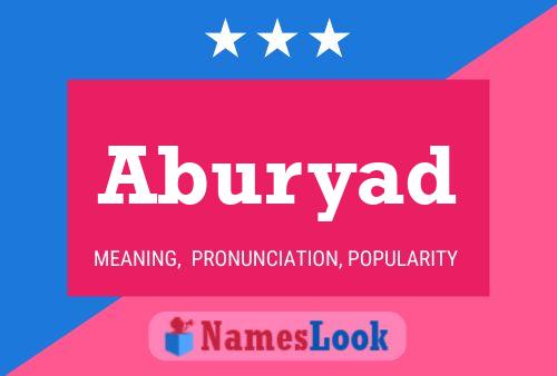 Aburyad Name Poster