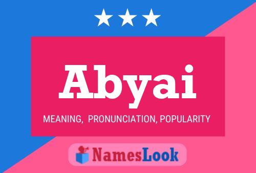 Abyai Name Poster