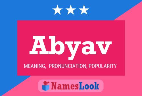 Abyav Name Poster