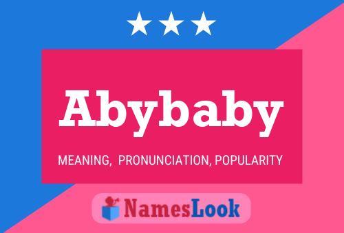 Abybaby Name Poster