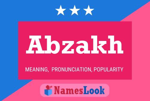 Abzakh Name Poster