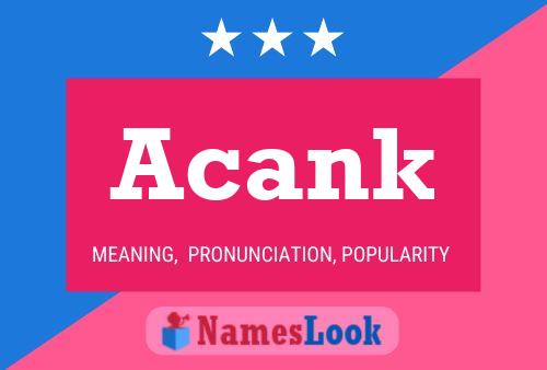 Acank Name Poster