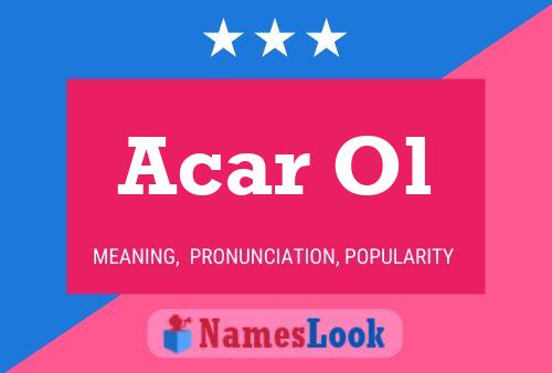 Acar Ol Name Poster