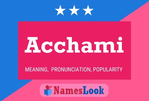 Acchami Name Poster