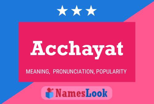 Acchayat Name Poster