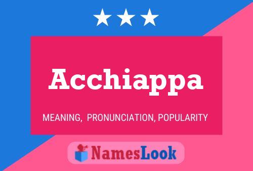 Acchiappa Name Poster