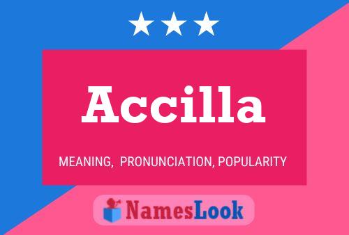 Accilla Name Poster