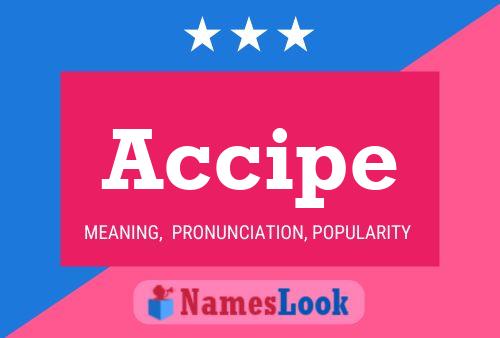 Accipe Name Poster