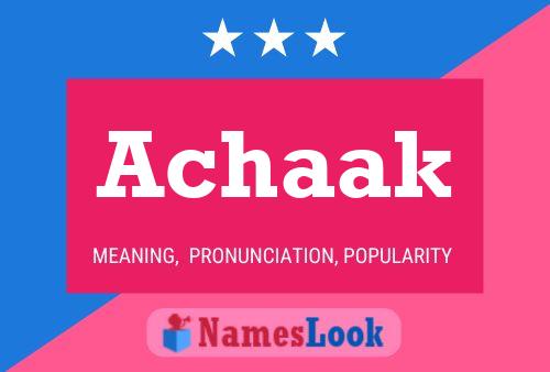 Achaak Name Poster