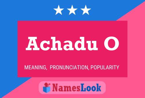 Achadu O Name Poster