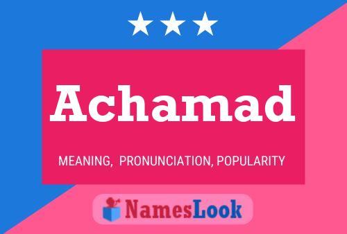 Achamad Name Poster