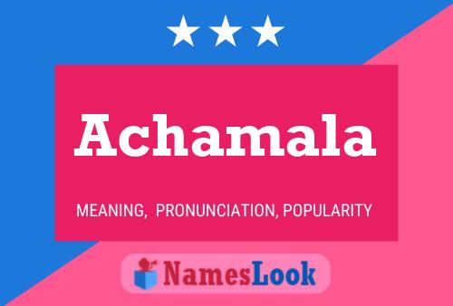 Achamala Name Poster