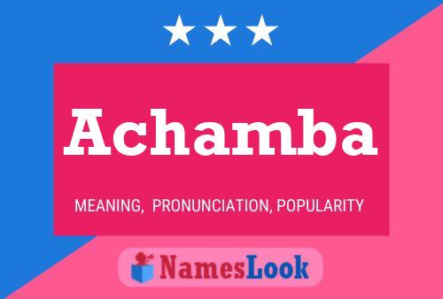 Achamba Name Poster