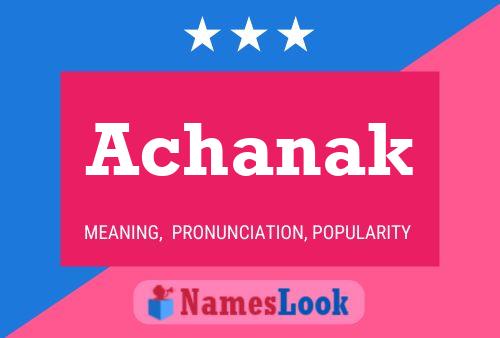 Achanak Name Poster