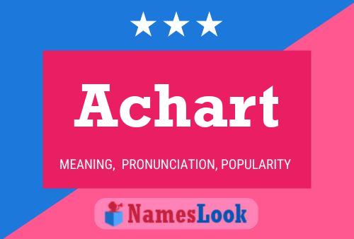 Achart Name Poster