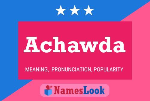 Achawda Name Poster