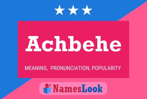 Achbehe Name Poster