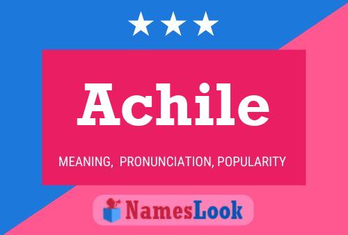 Achile Name Poster