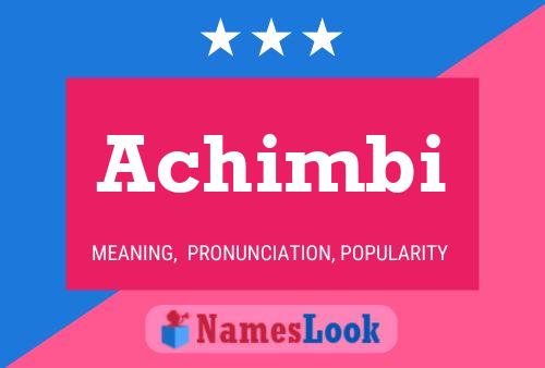 Achimbi Name Poster