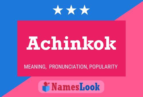 Achinkok Name Poster