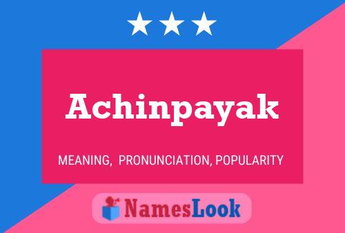 Achinpayak Name Poster