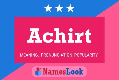 Achirt Name Poster