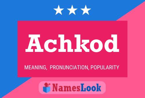 Achkod Name Poster