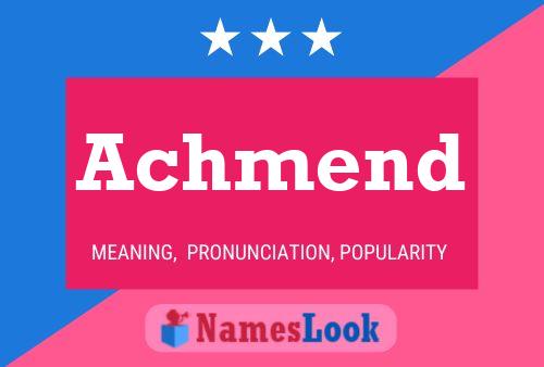 Achmend Name Poster