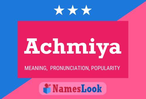 Achmiya Name Poster