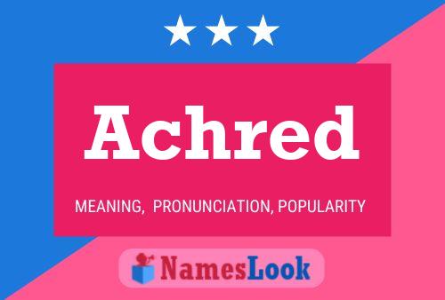 Achred Name Poster