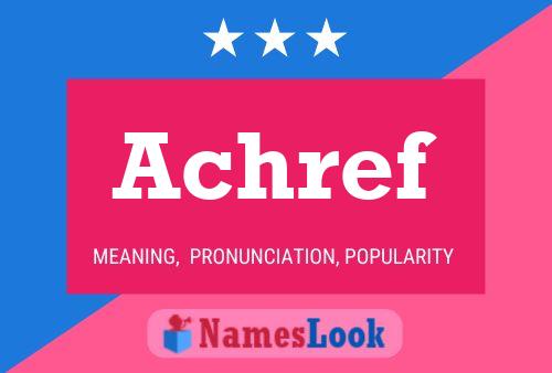 Achref Name Poster