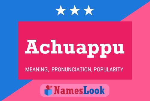 Achuappu Name Poster