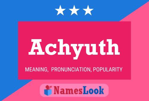 Achyuth Name Poster