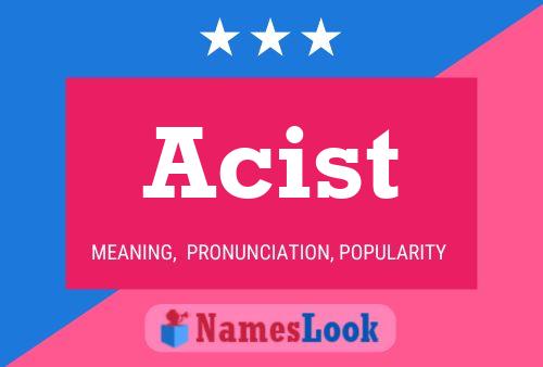 Acist Name Poster