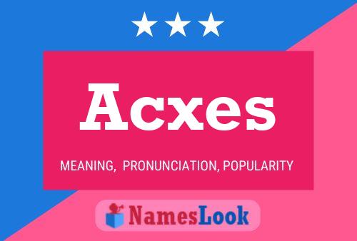 Acxes Name Poster