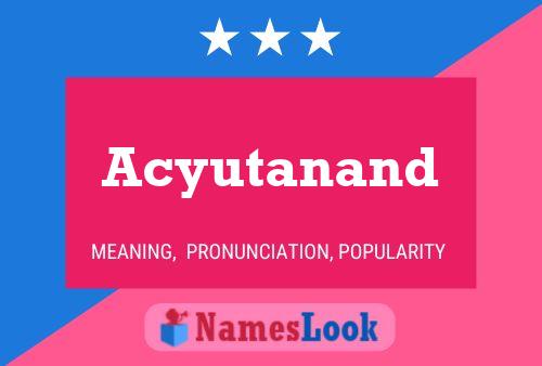 Acyutanand Name Poster