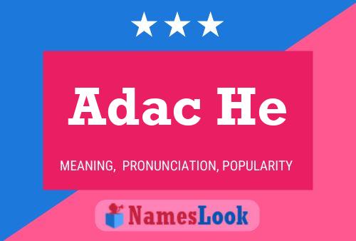 Adac He Name Poster