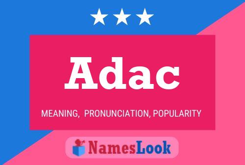 Adac Name Poster