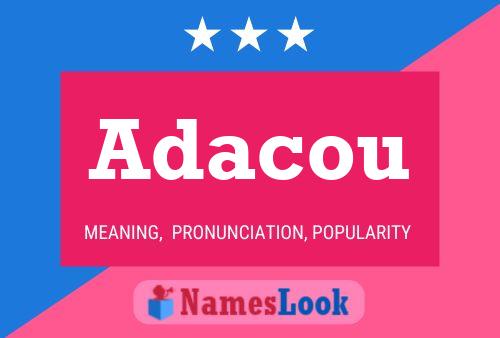 Adacou Name Poster