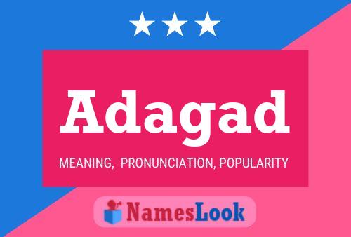 Adagad Name Poster