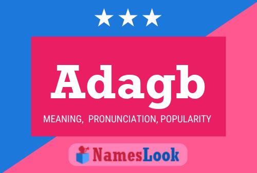 Adagb Name Poster