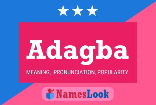 Adagba Name Poster