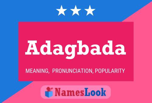 Adagbada Name Poster