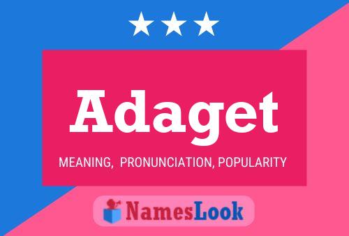 Adaget Name Poster