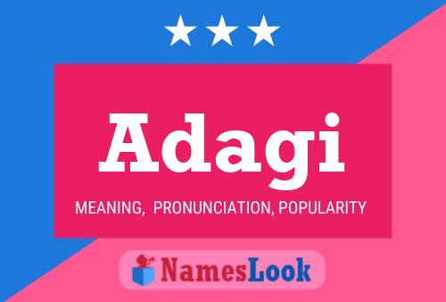 Adagi Name Poster