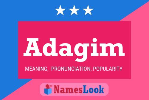 Adagim Name Poster