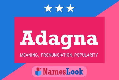 Adagna Name Poster