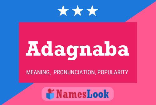 Adagnaba Name Poster