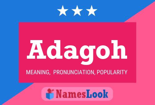 Adagoh Name Poster