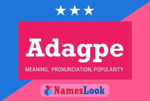 Adagpe Name Poster